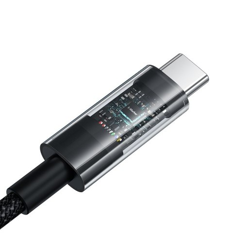 Kabel Baseus Gem Typ C-Typc C 100W 2m (czarny) Kabel Baseus Gem Typ C-Typc C 100W 2m (czarny)