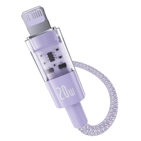 Kabel Baseus Gem USB C-IP 20W 2m (fioletowy) Kabel Baseus Gem USB C-IP 20W 2m (fioletowy)