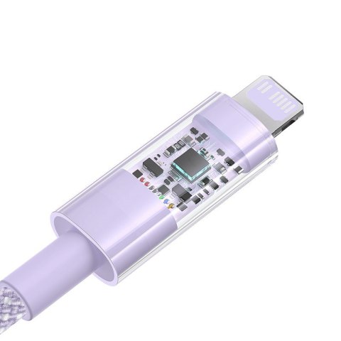Kabel Baseus Gem USB C-IP 20W 2m (fioletowy) Kabel Baseus Gem USB C-IP 20W 2m (fioletowy)