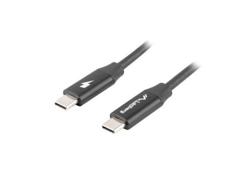 LANBERG KABEL USB-C 2.0 M/M 1M PREMIUM QC 4.0 POWER DELIVERY 60W CZARNY CA-CMCM-40CU-0010-BK LANBERG KABEL USB-C 2.0 M/M 1M PREMIUM QC 4.0 POWER DELIVERY 60W CZARNY CA-CMCM-40CU-0010-BK