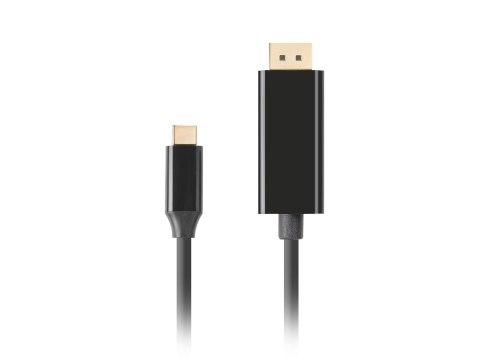 LANBERG KABEL USB-C(M)->DISPLAYPORT(M) 3M 4K 60HZ CZARNY CA-CMDP-10CU-0030-BK LANBERG KABEL USB-C(M)->DISPLAYPORT(M) 3M 4K 60HZ CZARNY CA-CMDP-10CU-0030-BK