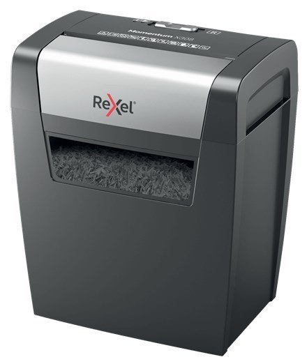 Rexel Niszczarka Momentum X308, 8 kartek, P-3, 15 l kosz, czarna