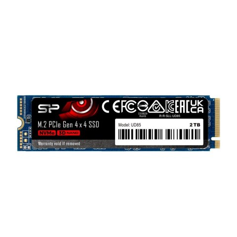 Dysk SSD Silicon Power UD85 250GB M.2 PCIe NVMe Gen4x4 NVMe 1.4 3300/1300 MB/s Dysk SSD Silicon Power UD85 250GB M.2 PCIe NVMe Gen4x4 NVMe 1.4 3300/1300 MB/s