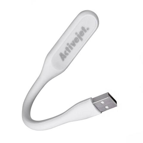 Activejet Lampka do komputera czytania USB 5V Biała Activejet Lampka do komputera czytania USB 5V Biała