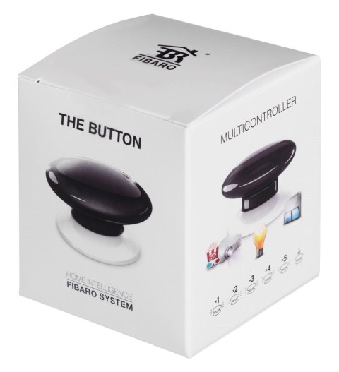 FIBARO Przycisk The Button FGPB-101-2 ZW5 (Bluetooth, Z-Wave; kolor czarny) FIBARO Przycisk The Button FGPB-101-2 ZW5 (Bluetooth, Z-Wave; kolor czarny)