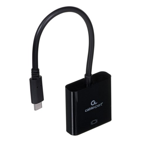 GEMBIRD ADAPTER NA KABLU USB TYP-C DO HDMI 4K 60HZ, 15CM, CZARNY GEMBIRD ADAPTER NA KABLU USB TYP-C DO HDMI 4K 60HZ, 15CM, CZARNY
