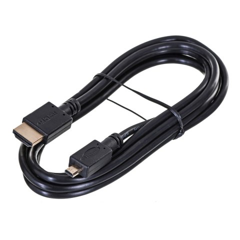 Kabel GEMBIRD CC-HDMID-6 (HDMI M - Micro HDMI M; 1,8m; kolor czarny) Kabel GEMBIRD CC-HDMID-6 (HDMI M - Micro HDMI M; 1,8m; kolor czarny)