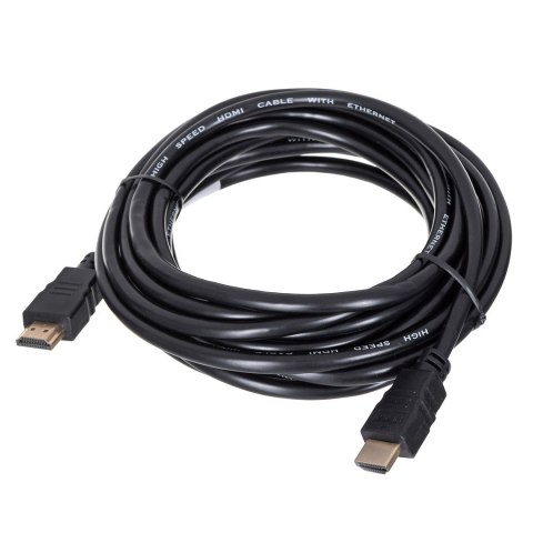 Kabel Lanberg CCS CA-HDMI-11CC-0050-BK (HDMI M - HDMI M; 5m; kolor czarny) Kabel Lanberg CCS CA-HDMI-11CC-0050-BK (HDMI M - HDMI M; 5m; kolor czarny)