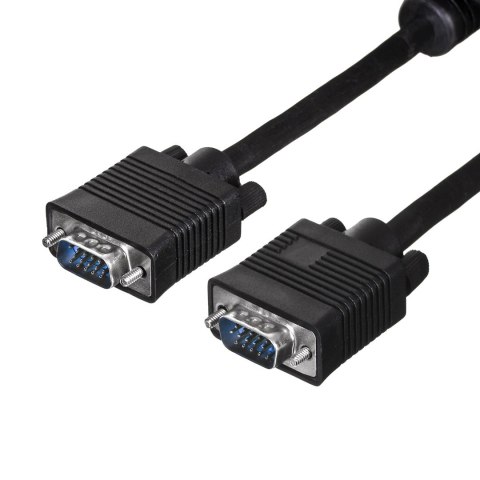 Kabel GEMBIRD CC-PPVGA-5M-B (D-Sub (VGA) M - D-Sub (VGA) M; 5m; kolor czarny) Kabel GEMBIRD CC-PPVGA-5M-B (D-Sub (VGA) M - D-Sub (VGA) M; 5m; kolor czarny)