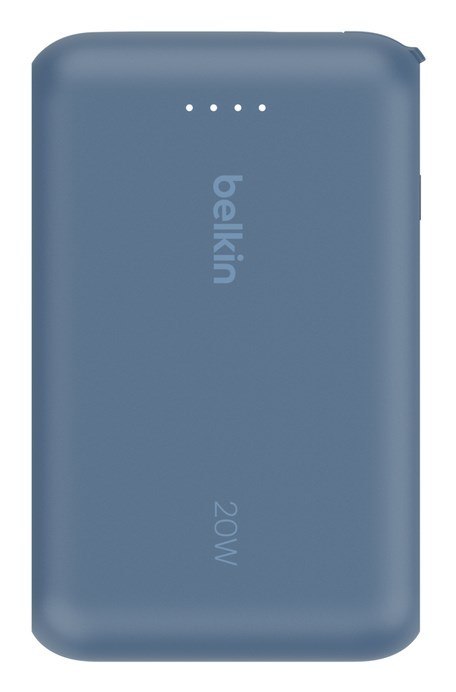 BELKIN POWERBANK 10 000 MAH, 20W, KABEL USB-C, BLUE BELKIN POWERBANK 10 000 MAH, 20W, KABEL USB-C, BLUE