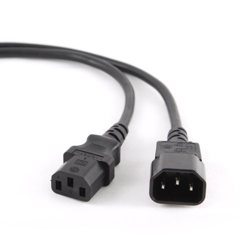 Kabel GEMBIRD PC-189 (C13 / IEC C13 / IEC 320 C13 - C14 ; 1,8m; kolor czarny) Kabel GEMBIRD PC-189 (C13 / IEC C13 / IEC 320 C13 - C14 ; 1,8m; kolor czarny)