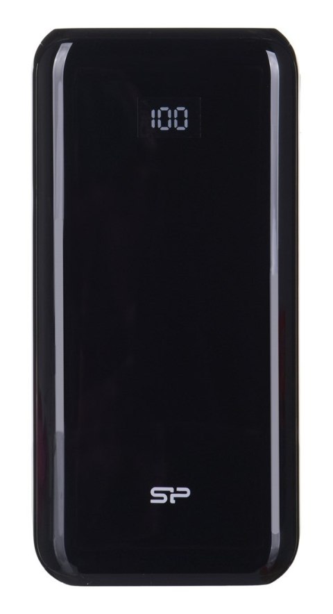 Powerbank Silicon Power QS28 20000mAh LCD QC3.0+PD 2x USB A, 1x mUSB + 1x USB C, czarny Powerbank Silicon Power QS28 20000mAh LCD QC3.0+PD 2x USB A, 1x mUSB + 1x USB C, czarny