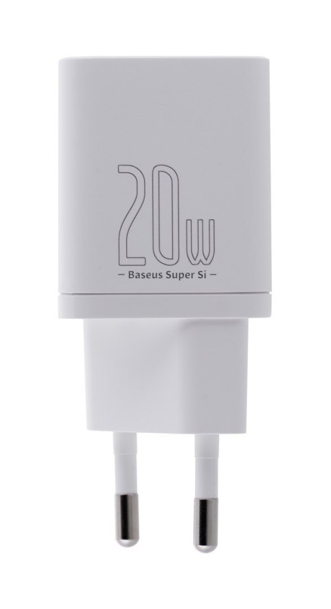 BASEUS ŁADOWARKA SIECIOWA SUPER SI 20W (BIAŁA) BASEUS ŁADOWARKA SIECIOWA SUPER SI 20W (BIAŁA)