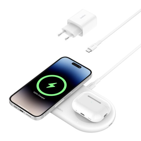 BELKIN BEZPRZEWODOWA ŁADOWARKA PODKŁADKA QI2 15W BIAŁA BELKIN BEZPRZEWODOWA ŁADOWARKA PODKŁADKA QI2 15W BIAŁA