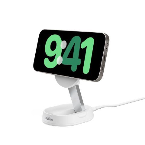 Ładowarka bezprzewodowa Belkin BoostCharge Pro Convertible Magnetic Wireless Charging Stand with Qi2 15W White Ładowarka bezprzewodowa Belkin BoostCharge Pro Convertible Magnetic Wireless Charging Stand with Qi2 15W White