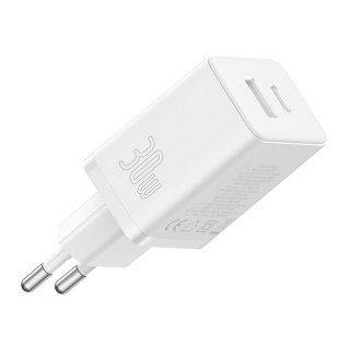 Ładowarka sieciowa Baseus Cube C+U 30W EU (moon white)