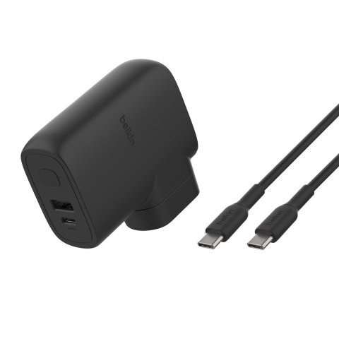 Ładowarka z Powerbankiem Belkin BoostCharge Hybrid Wall Charger 25W + Power Bank 5K + Travel Adapter Kit 1xUSB-A + 1xUSB-C PD3.0 Ładowarka z Powerbankiem Belkin BoostCharge Hybrid Wall Charger 25W + Power Bank 5K + Travel Adapter Kit 1xUSB-A + 1xUSB-C PD3.0