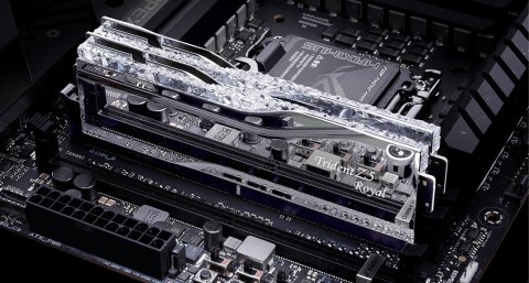 G.SKILL TRIDENT Z5 ROYAL RGB DDR5 2X32GB 6000MHZ CL28 SILVER F5-6000J2836G32GX2-TR5S G.SKILL TRIDENT Z5 ROYAL RGB DDR5 2X32GB 6000MHZ CL28 SILVER F5-6000J2836G32GX2-TR5S