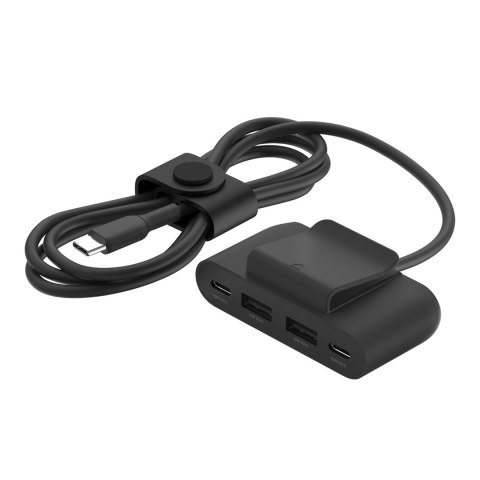 Ładowarka rozgałęziacz USB-C Belkin BoostCharge 4-Port USB Power Extender 1xUSB-C -> 2xUSB-A/2xUSB-C Black Ładowarka rozgałęziacz USB-C Belkin BoostCharge 4-Port USB Power Extender 1xUSB-C -> 2xUSB-A/2xUSB-C Black