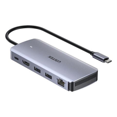 UNITEK AKTYWNY HUB USB-C 10GBPS,M.2,HDMI, PD 100W UNITEK AKTYWNY HUB USB-C 10GBPS,M.2,HDMI, PD 100W