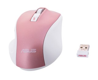 Mysz Asus Silent Wireless Mouse Rose Gold MW202 bezprzewodowa różowo-złota