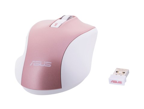 Mysz Asus Silent Wireless Mouse Rose Gold MW202 bezprzewodowa różowo-złota