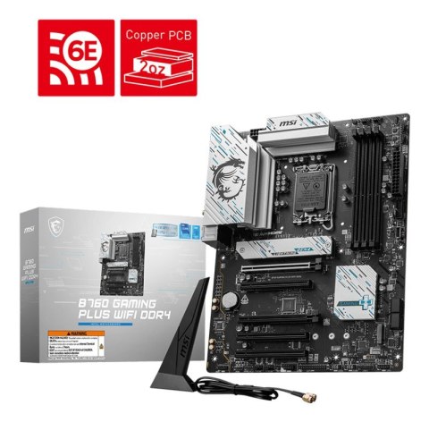 Płyta główna MSI B760 GAMING PLUS WIFI DDR4 Płyta główna MSI B760 GAMING PLUS WIFI DDR4