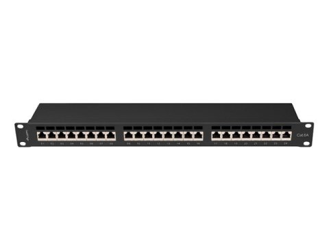 LANBERG PATCH PANEL 24 PORT 1U 19" KAT.6A FTP CZARNY PPSA-1024-B LANBERG PATCH PANEL 24 PORT 1U 19" KAT.6A FTP CZARNY PPSA-1024-B