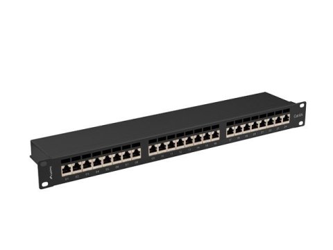 LANBERG PATCH PANEL 24 PORT 1U 19" KAT.6A FTP CZARNY PPSA-1024-B LANBERG PATCH PANEL 24 PORT 1U 19" KAT.6A FTP CZARNY PPSA-1024-B