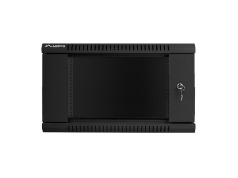 Szafa jednosekcyjna, zamykana na zamek Lanberg WF01-6406-10B (6U; 368mm / 600mm / 450 mm; wisząca; Szklane; 19''; kolor czarny) Szafa jednosekcyjna, zamykana na zamek Lanberg WF01-6406-10B (6U; 368mm / 600mm / 450 mm; wisząca; Szklane; 19''; kolor czarny)