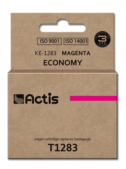 Actis KE-1283 Tusz (zamiennik Epson T1283; Standard; 13 ml; czerwony) Actis KE-1283 Tusz (zamiennik Epson T1283; Standard; 13 ml; czerwony)