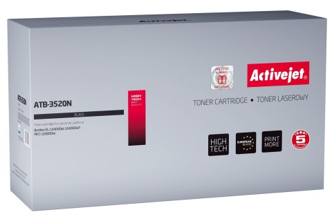 Activejet ATB-3520N Toner (zamiennik Brother TN-3520; Supreme; 20000 stron; czarny) Activejet ATB-3520N Toner (zamiennik Brother TN-3520; Supreme; 20000 stron; czarny)