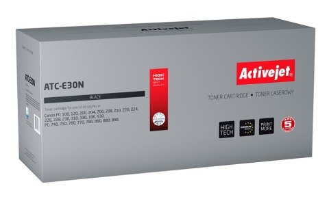 Activejet ATC-E30N Toner (zamiennik Canon E-30; Supreme; 4000 stron; czarny) Activejet ATC-E30N Toner (zamiennik Canon E-30; Supreme; 4000 stron; czarny)