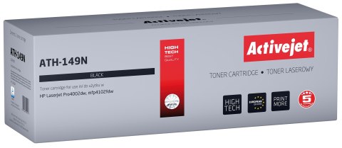 Activejet ATH-149N Toner (zamiennik HP 149A HP149A W1490A; Supreme; 2900 stron; czarny) Activejet ATH-149N Toner (zamiennik HP 149A HP149A W1490A; Supreme; 2900 stron; czarny)
