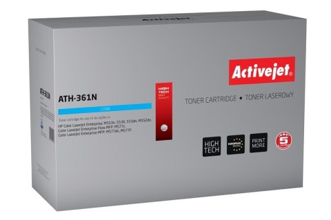 Activejet ATH-361N Toner (zamiennik HP 508A HP508A CF361A; Supreme; 5000 stron; niebieski) Activejet ATH-361N Toner (zamiennik HP 508A HP508A CF361A; Supreme; 5000 stron; niebieski)