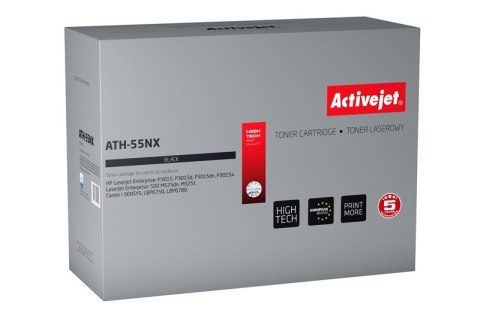 Activejet ATH-55NX Toner (zamiennik HP 55X CE255X, Canon CRG-724H; Supreme; 12500 stron; czarny) Activejet ATH-55NX Toner (zamiennik HP 55X CE255X, Canon CRG-724H; Supreme; 12500 stron; czarny)