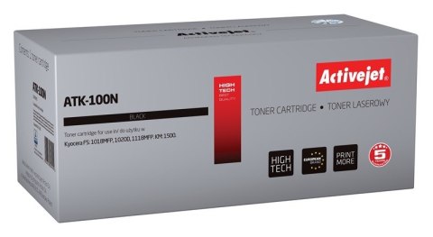 Activejet ATK-100N Toner (zamiennik Kyocera TK-100/TK-18; Supreme; 7800 stron; czarny) Activejet ATK-100N Toner (zamiennik Kyocera TK-100/TK-18; Supreme; 7800 stron; czarny)