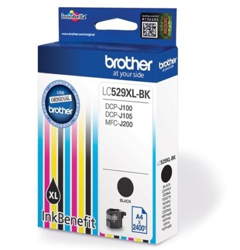 Tusz Brother czarny LC529XLBKAP2=LC-529XLBK, 2400 str. Tusz Brother czarny LC529XLBKAP2=LC-529XLBK, 2400 str.