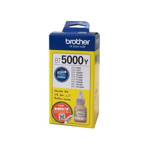 Tusz Brother żółty BT5000Y=BT-5000Y, 5000 str. Tusz Brother żółty BT5000Y=BT-5000Y, 5000 str.