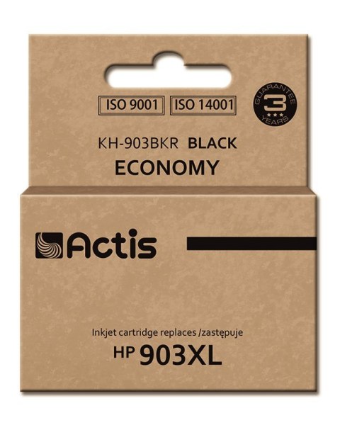 Actis KH-903BKR Tusz (zamiennik HP 903XL T6M15AE; Standard; 30 ml; czarny) - Nowy Chip Actis KH-903BKR Tusz (zamiennik HP 903XL T6M15AE; Standard; 30 ml; czarny) - Nowy Chip