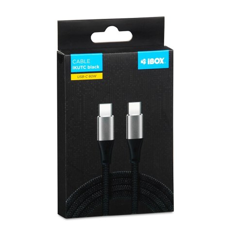 KABEL I-BOX USB TYP-C 60W 1M PD/QC KABEL I-BOX USB TYP-C 60W 1M PD/QC