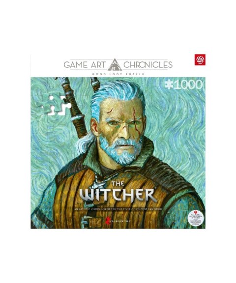 Puzzle Good Loot Gaming 1000 Game Art Chronicles The Witcher Geralt & Vincent van Gogh Puzzle Good Loot Gaming 1000 Game Art Chronicles The Witcher Geralt & Vincent van Gogh