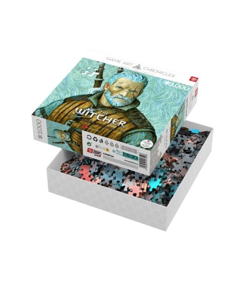 Puzzle Good Loot Gaming 1000 Game Art Chronicles The Witcher Geralt & Vincent van Gogh Puzzle Good Loot Gaming 1000 Game Art Chronicles The Witcher Geralt & Vincent van Gogh