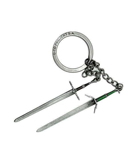 Brelok Good Loot The Witcher 3 Geralt Two Swords Keychain Brelok Good Loot The Witcher 3 Geralt Two Swords Keychain