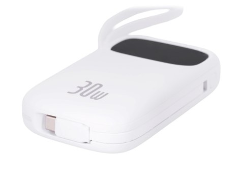 Powerbank Baseus QPow 2 10000mAh 30W 2xUSB-C (biały)