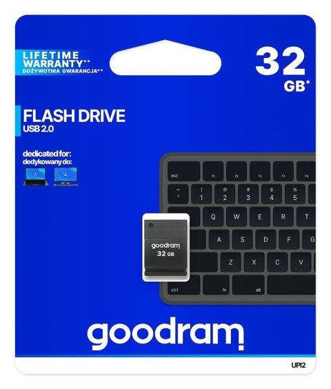 Pendrive GoodRam Piccolo UPI2-0320K0R11 (32GB; USB 2.0; kolor czarny) Pendrive GoodRam Piccolo UPI2-0320K0R11 (32GB; USB 2.0; kolor czarny)