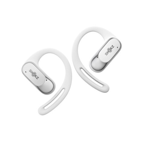 Słuchawki bezprzewodowe douszne Shokz OpenFit Air białe Słuchawki bezprzewodowe douszne Shokz OpenFit Air białe