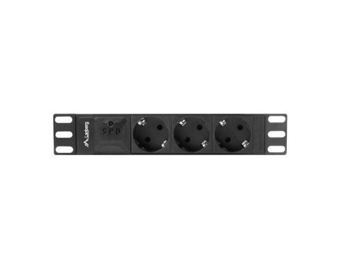 Listwa RACK Lanberg PDU-03F-0200-BK (3 x Shuko; 16 A (3680 W); kolor czarny) Listwa RACK Lanberg PDU-03F-0200-BK (3 x Shuko; 16 A (3680 W); kolor czarny)