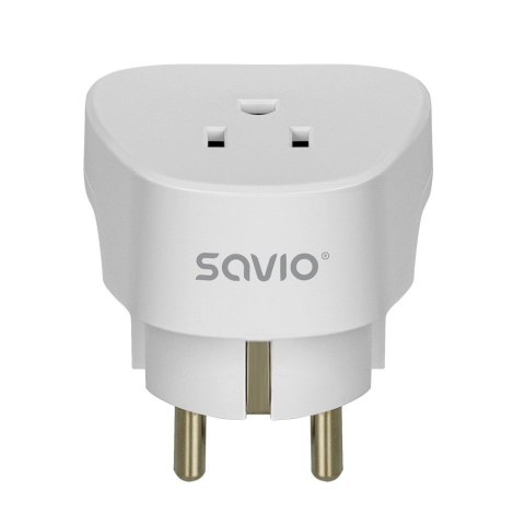 SAVIO ADAPTER PODRÓŻNY, GNIAZDO US - WTYK EU AP-01 SAVIO ADAPTER PODRÓŻNY, GNIAZDO US - WTYK EU AP-01