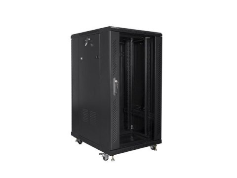 Szafa rack Lanberg FF01-6822-12B (22U; 19''; 1160 mm / 600mm / 800 mm; stojąca; Szklane; 800 kg; kolor czarny) Szafa rack Lanberg FF01-6822-12B (22U; 19''; 1160 mm / 600mm / 800 mm; stojąca; Szklane; 800 kg; kolor czarny)